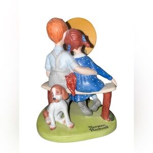 1980 Danbury Mint Norman Rockwell “Young Love” figurine